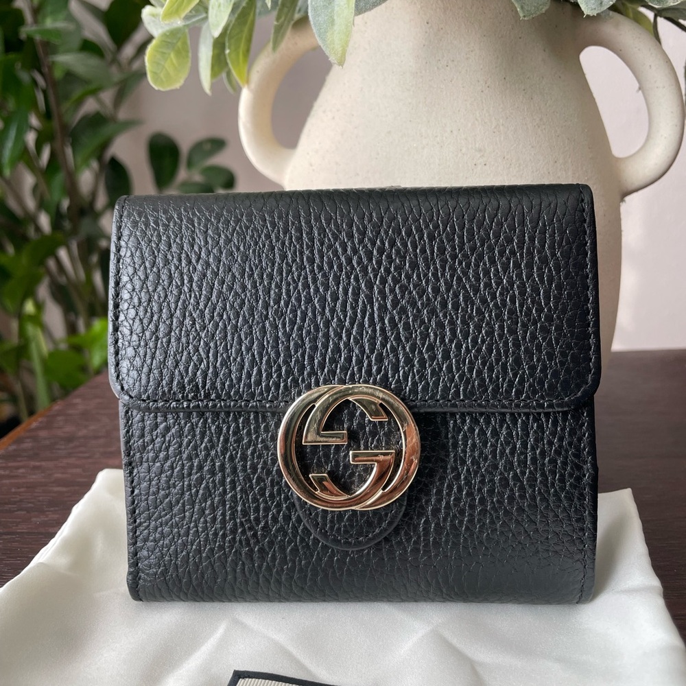 Gucci Black Leather Women's Bag
